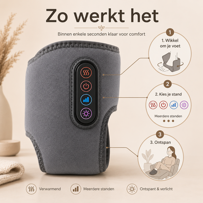 Yours2be FootRelief™ PRO - Warmte Roodlicht Massage en compressie