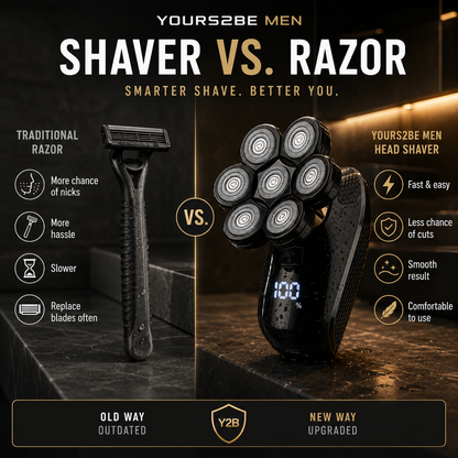 Y2B Men Smooth Head Shaver