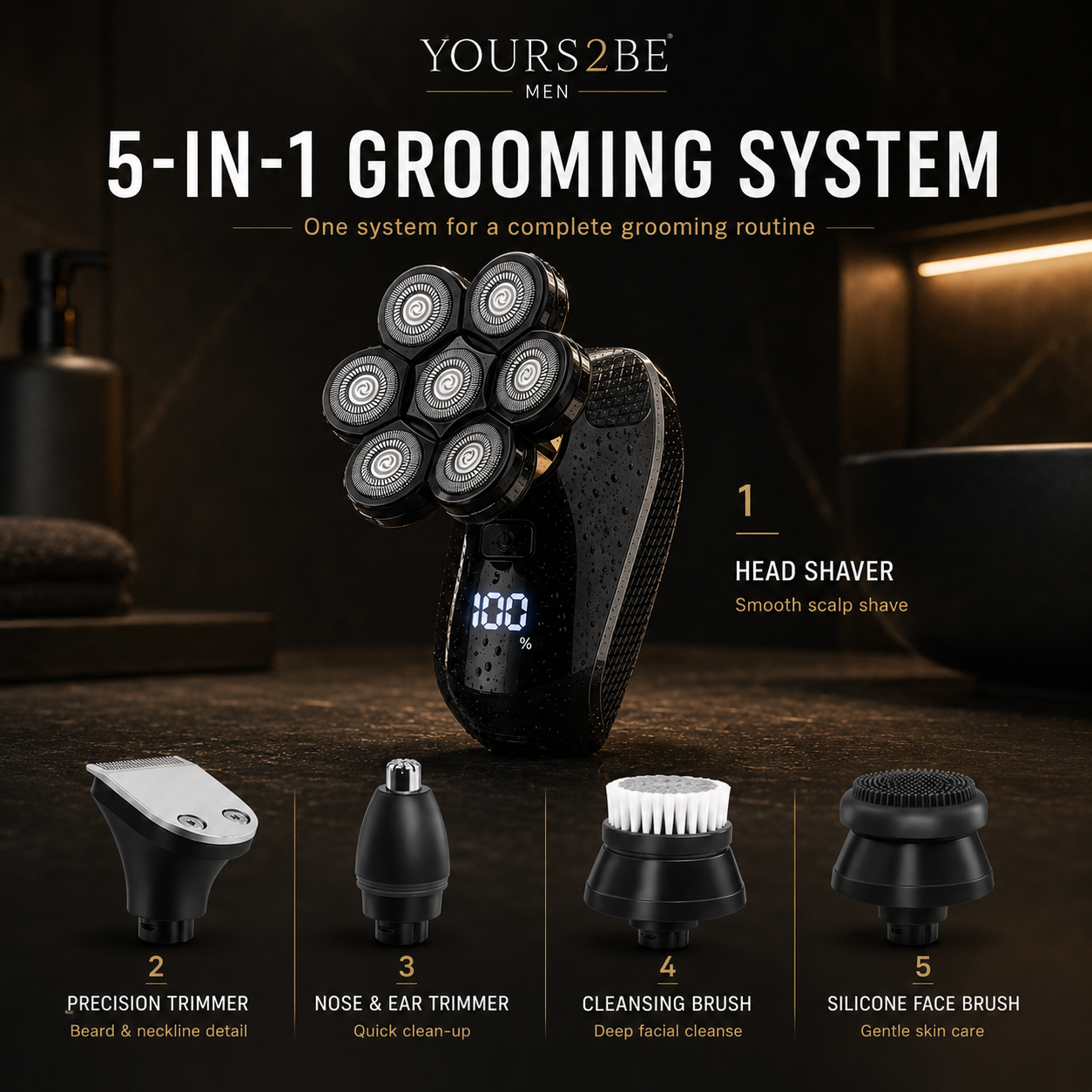 Y2B Men Smooth Head Shaver