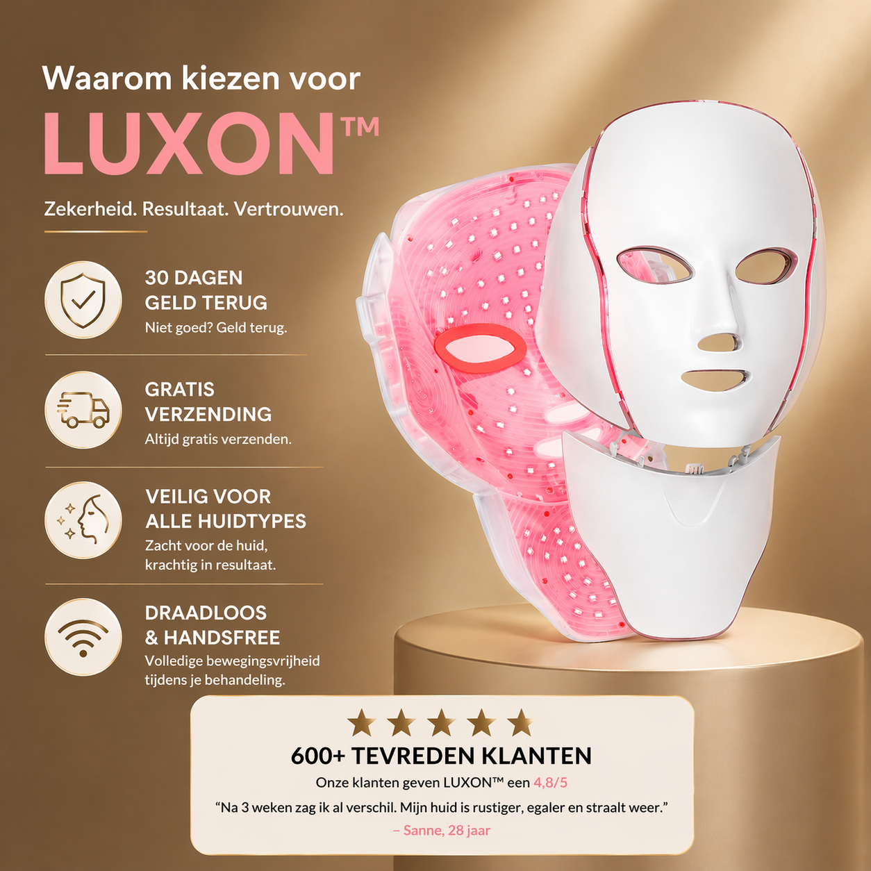 Yours2be LUXON™ 7in1 LED Mask