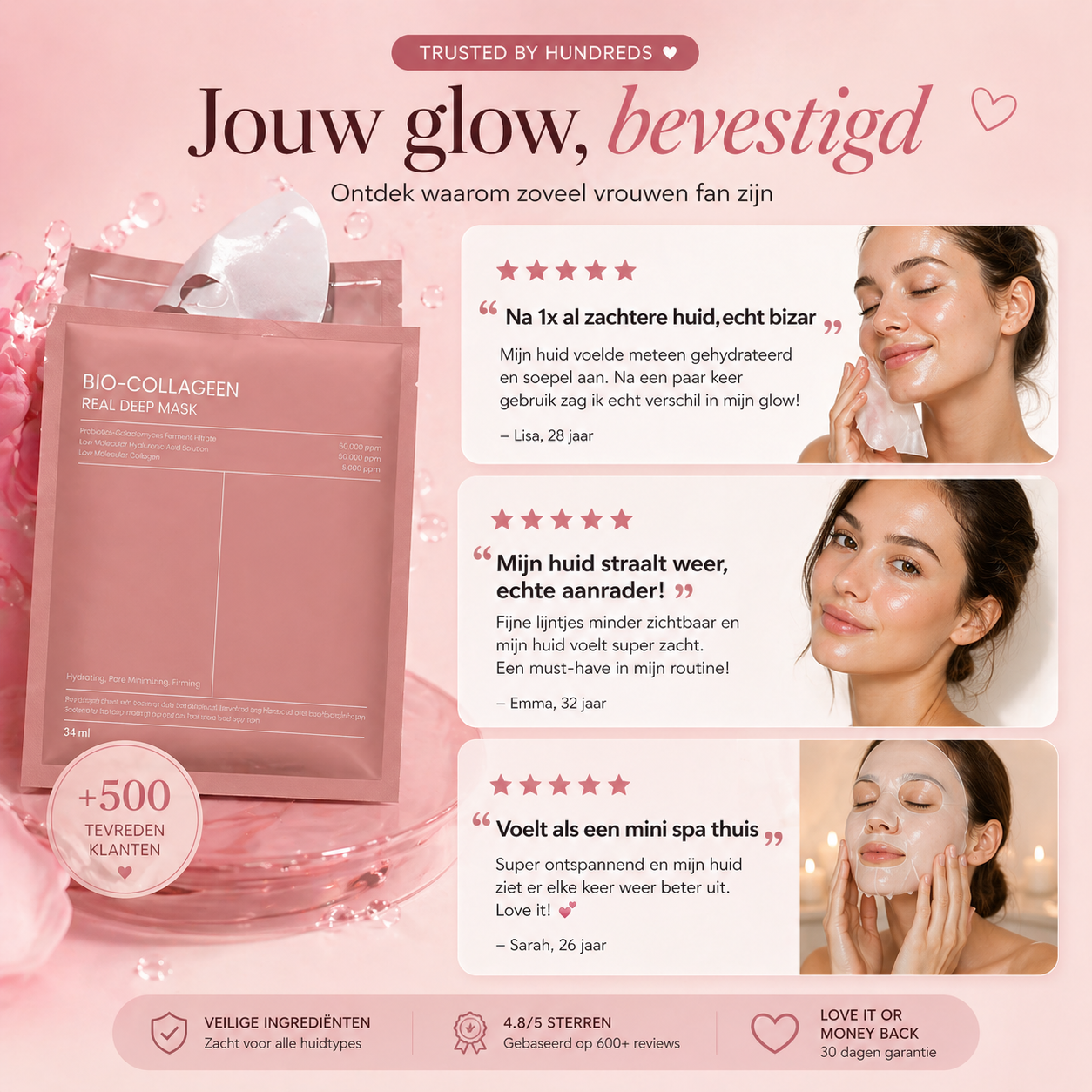 Yours2be SKIN-CARE Biocollagen Mask