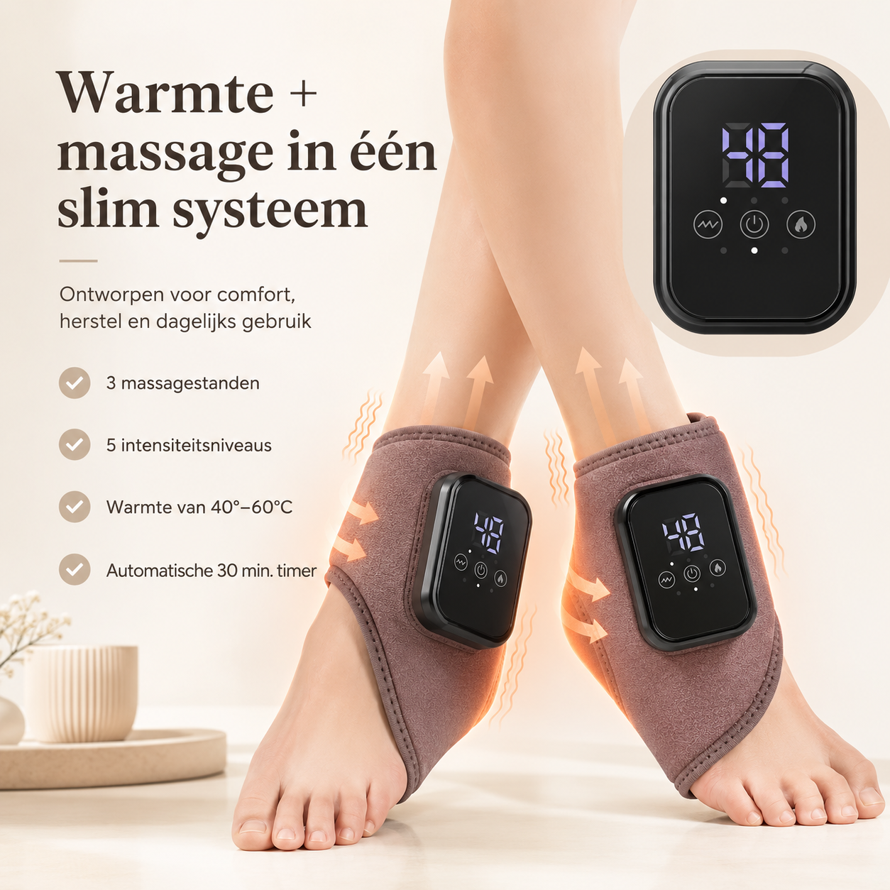 Y2B FootRelief™ Voetmassage & Warmtetherapie