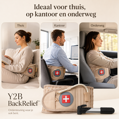 Y2B BackRelief™Comfort & Rugondersteuning
