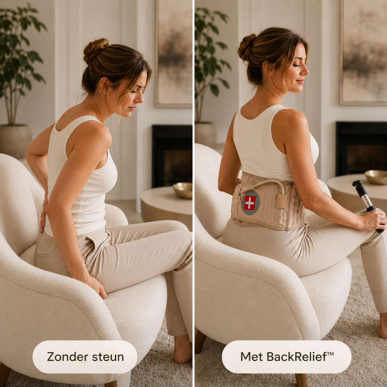 Y2B BackRelief™Comfort & Rugondersteuning
