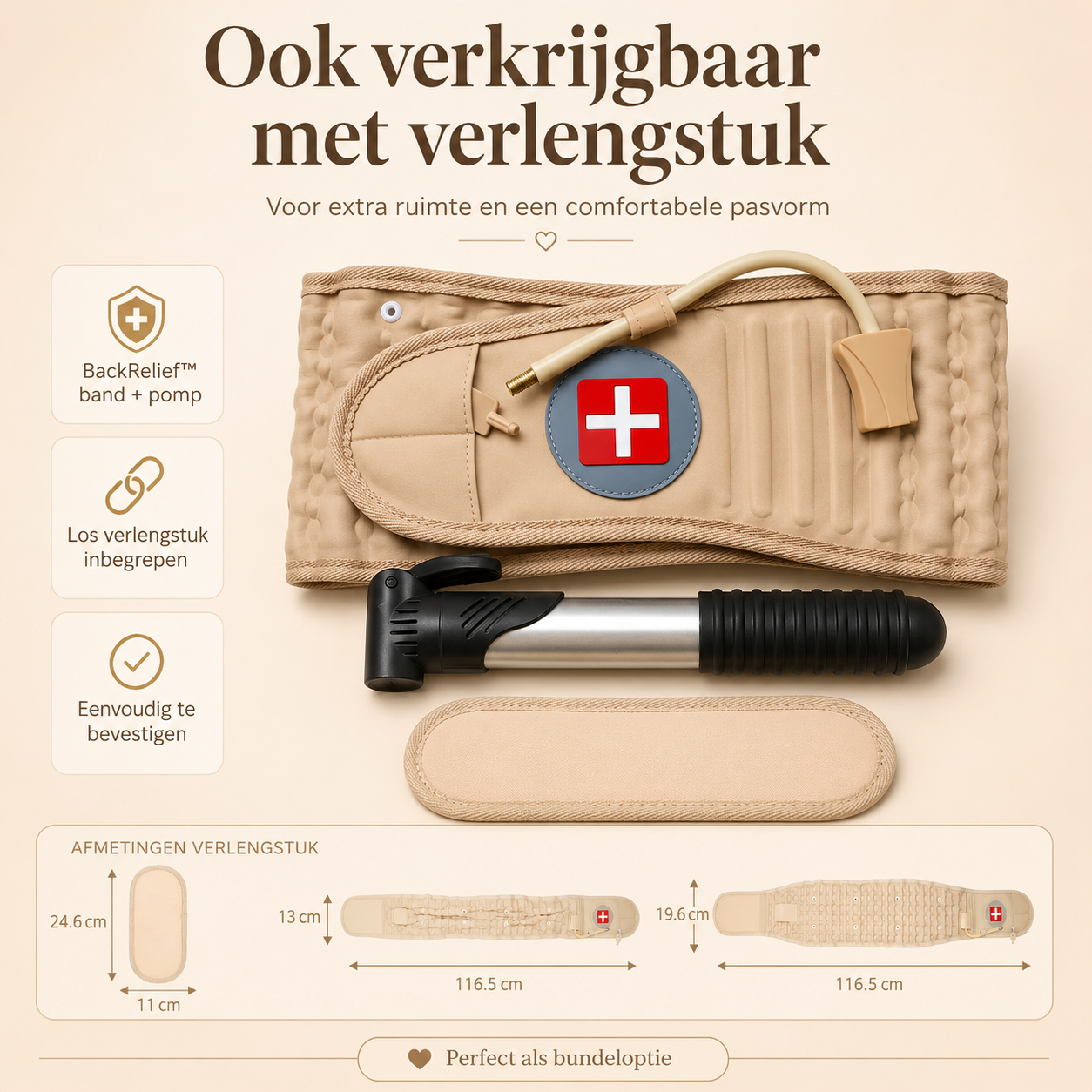 Y2B BackRelief™Comfort & Rugondersteuning