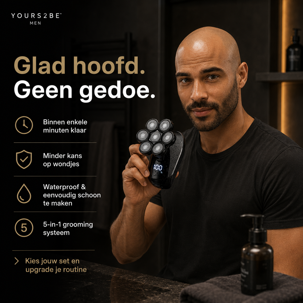 Y2B Men Smooth Head Shaver